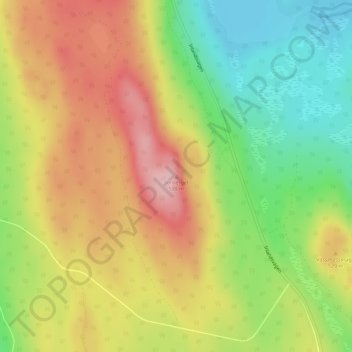 Sörberget topographic map, elevation, terrain