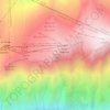 Belvédère des Écrins topographic map, elevation, terrain