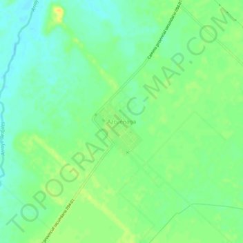 Azcuénaga topographic map, elevation, terrain