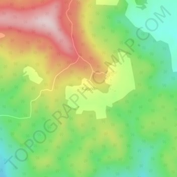 Kapoli topographic map, elevation, terrain