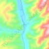 格咱乡 topographic map, elevation, terrain