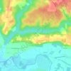 Le Brouillet topographic map, elevation, terrain