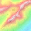 Cloudcroft Peaks topographic map, elevation, terrain