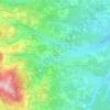 Graves topographic map, elevation, terrain