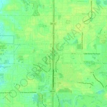 Johnsville topographic map, elevation, terrain