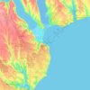 Odessa topographic map, elevation, terrain
