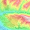 Dehesa del Generalife topographic map, elevation, terrain