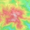 Краљев сто topographic map, elevation, terrain