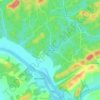 Peters Mill topographic map, elevation, terrain
