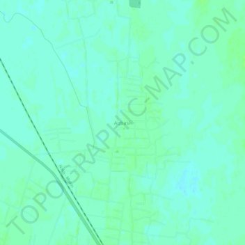 Aqbaslı topographic map, elevation, terrain