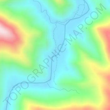 TR19 topographic map, elevation, terrain