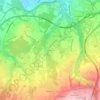 Grossaz topographic map, elevation, terrain