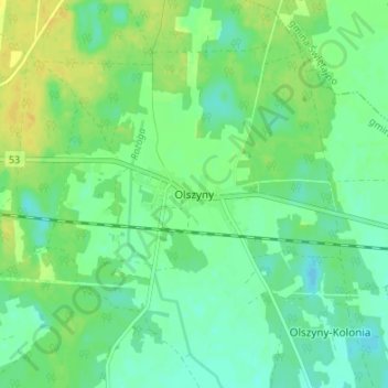 Ebendorf topographic map, elevation, terrain
