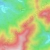 大寒岭 topographic map, elevation, terrain