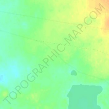 Ganga lake topographic map, elevation, terrain