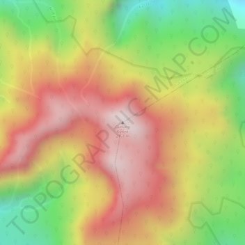 Gunung Kunyit topographic map, elevation, terrain