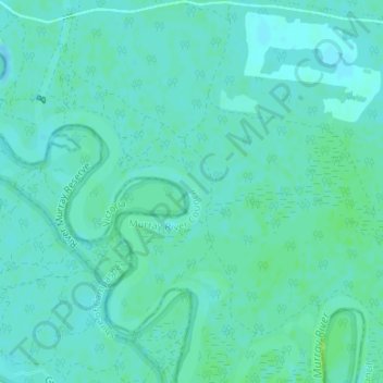 Williams Bend topographic map, elevation, terrain