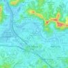 天平山村 topographic map, elevation, terrain