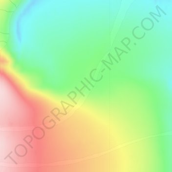Llewellyn Glacier topographic map, elevation, terrain