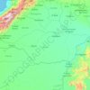 Apure topographic map, elevation, terrain