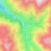 Brod topographic map, elevation, terrain