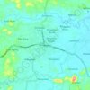 Pringsewu topographic map, elevation, terrain
