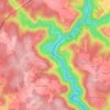 Le Moulin de Faure topographic map, elevation, terrain