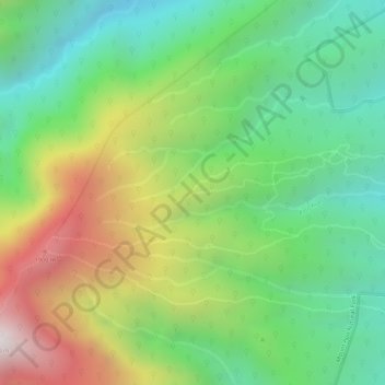 Anagon Peak topographic map, elevation, terrain