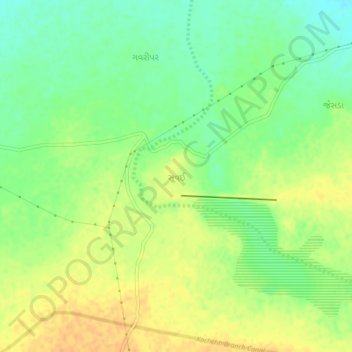 Suvai topographic map, elevation, terrain
