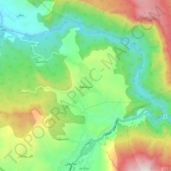 Sreshma topographic map, elevation, terrain