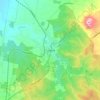Creswick topographic map, elevation, terrain