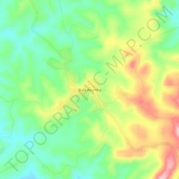 Bula Atumba topographic map, elevation, terrain