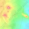Kanakir topographic map, elevation, terrain