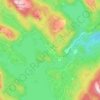 Øvre Birtedalen topographic map, elevation, terrain