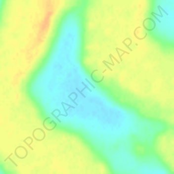 Bogey topographic map, elevation, terrain
