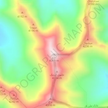 Kholeno topographic map, elevation, terrain