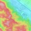 Stoupa topographic map, elevation, terrain