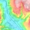 Darley Hillside topographic map, elevation, terrain