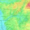 Crampmoor topographic map, elevation, terrain