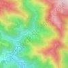 Les Sausses topographic map, elevation, terrain