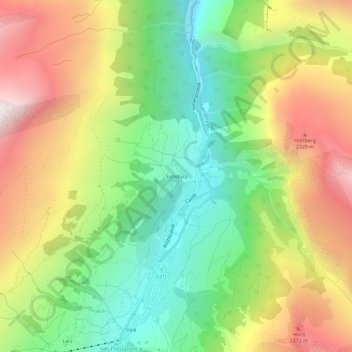 Soladüra topographic map, elevation, terrain