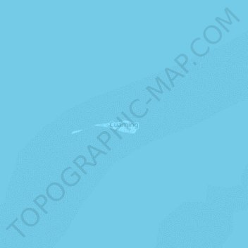 Cuaming topographic map, elevation, terrain