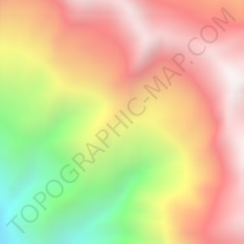 Puyagiya topographic map, elevation, terrain