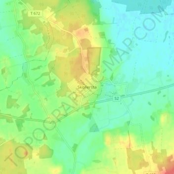 Sköllersta topographic map, elevation, terrain