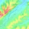 Pallastrelli topographic map, elevation, terrain