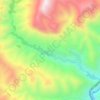 Keshar-e Olya topographic map, elevation, terrain