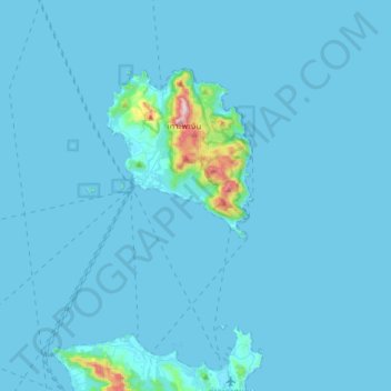 Ban Tai topographic map, elevation, terrain