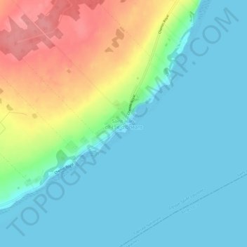 Saint-Jean-de-l'Île-d'Orléans topographic map, elevation, terrain