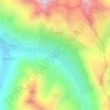 Juf topographic map, elevation, terrain