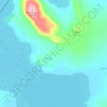 Yimbo topographic map, elevation, terrain